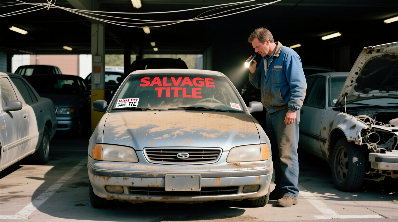 can you drive a car with salvage title