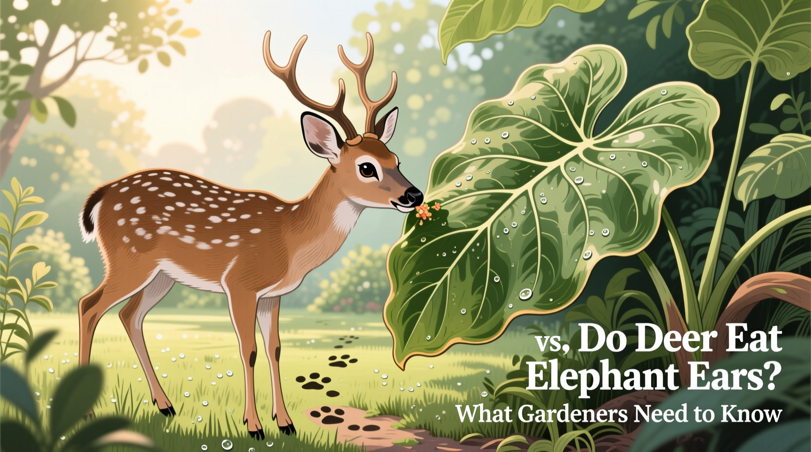 Do Deer Eat Elephant Ears? What Gardeners Need to Know