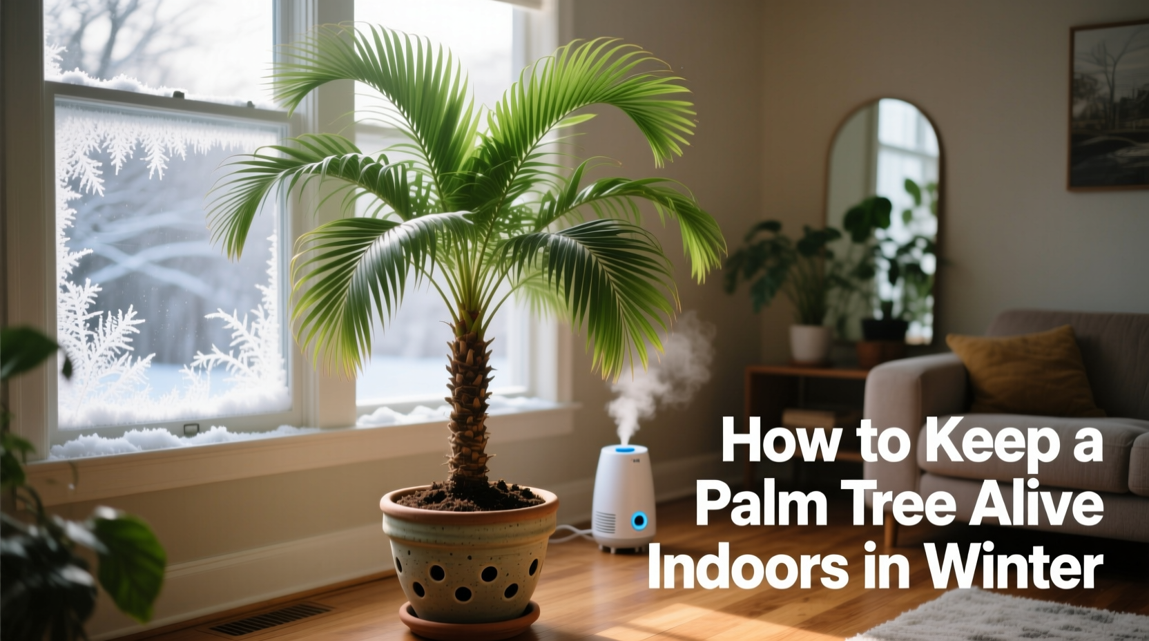 how to keep a palm tree alive indoors during winter