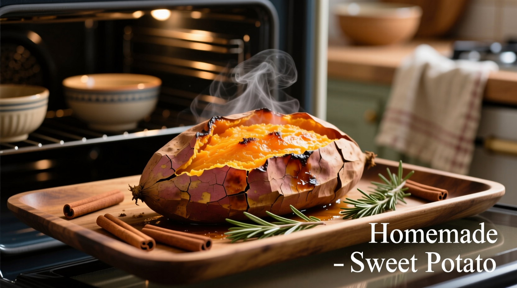 bake sweet potato in oven