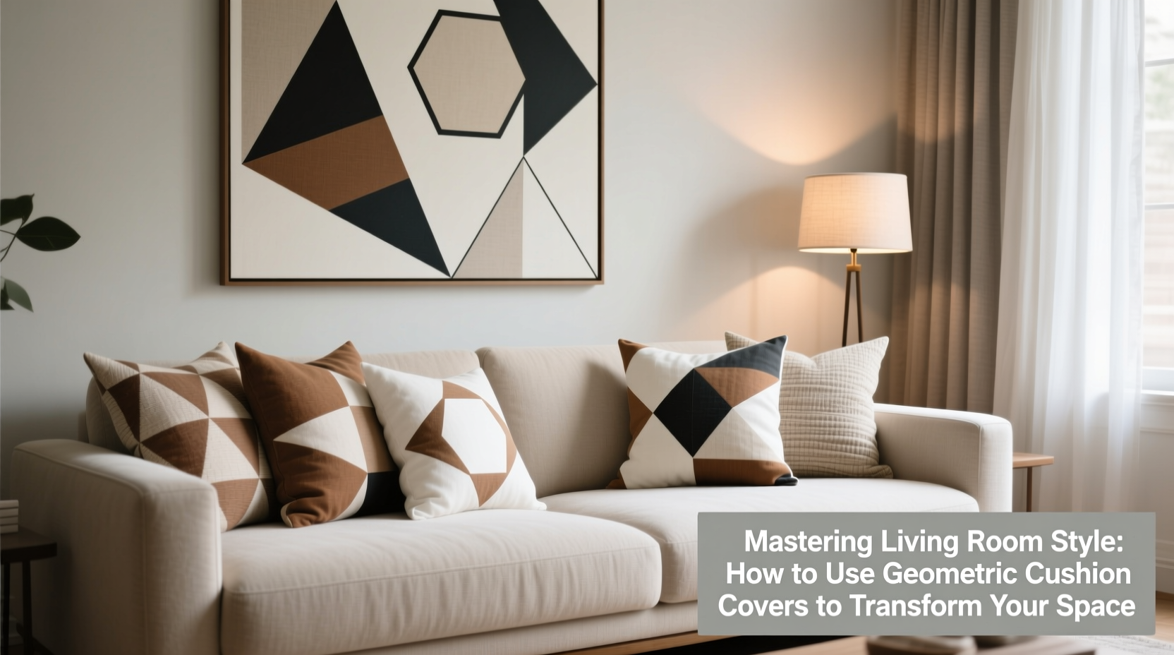 mastering living room style how to use geometric cushion covers to transform your space