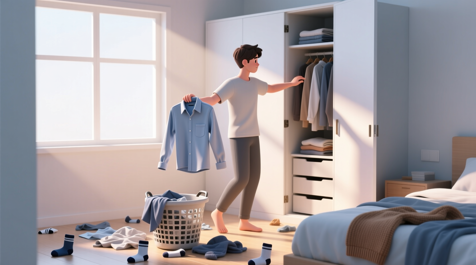 how to make sure youll actually put your laundry away