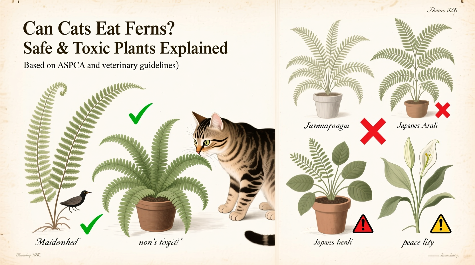 can cats eat ferns