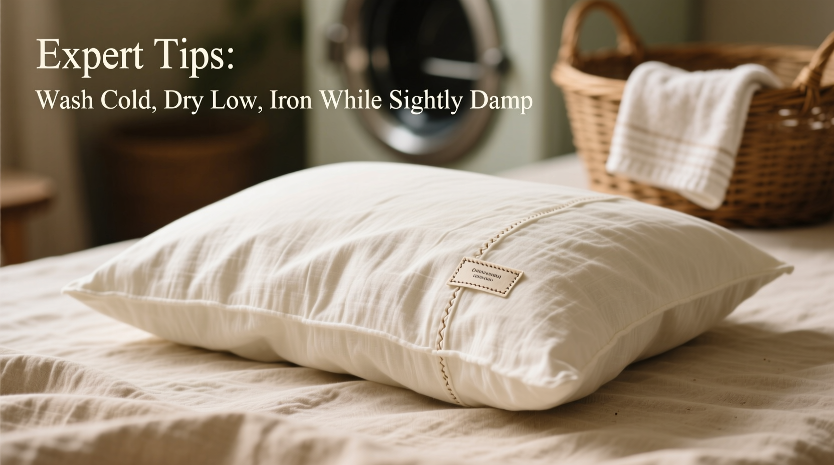 expert tips for washing and caring for linen pillowcases to keep them soft and durable