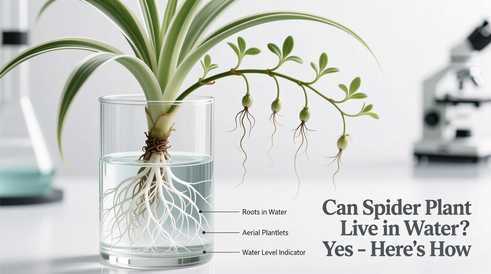 can spider plant live in water