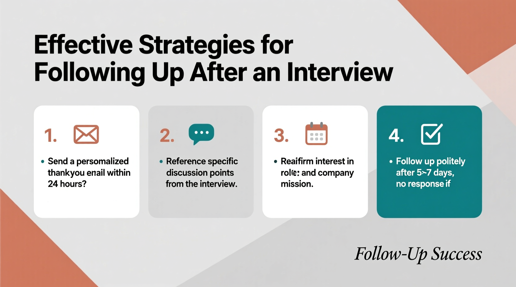 effective strategies for the best way to follow up after an interview