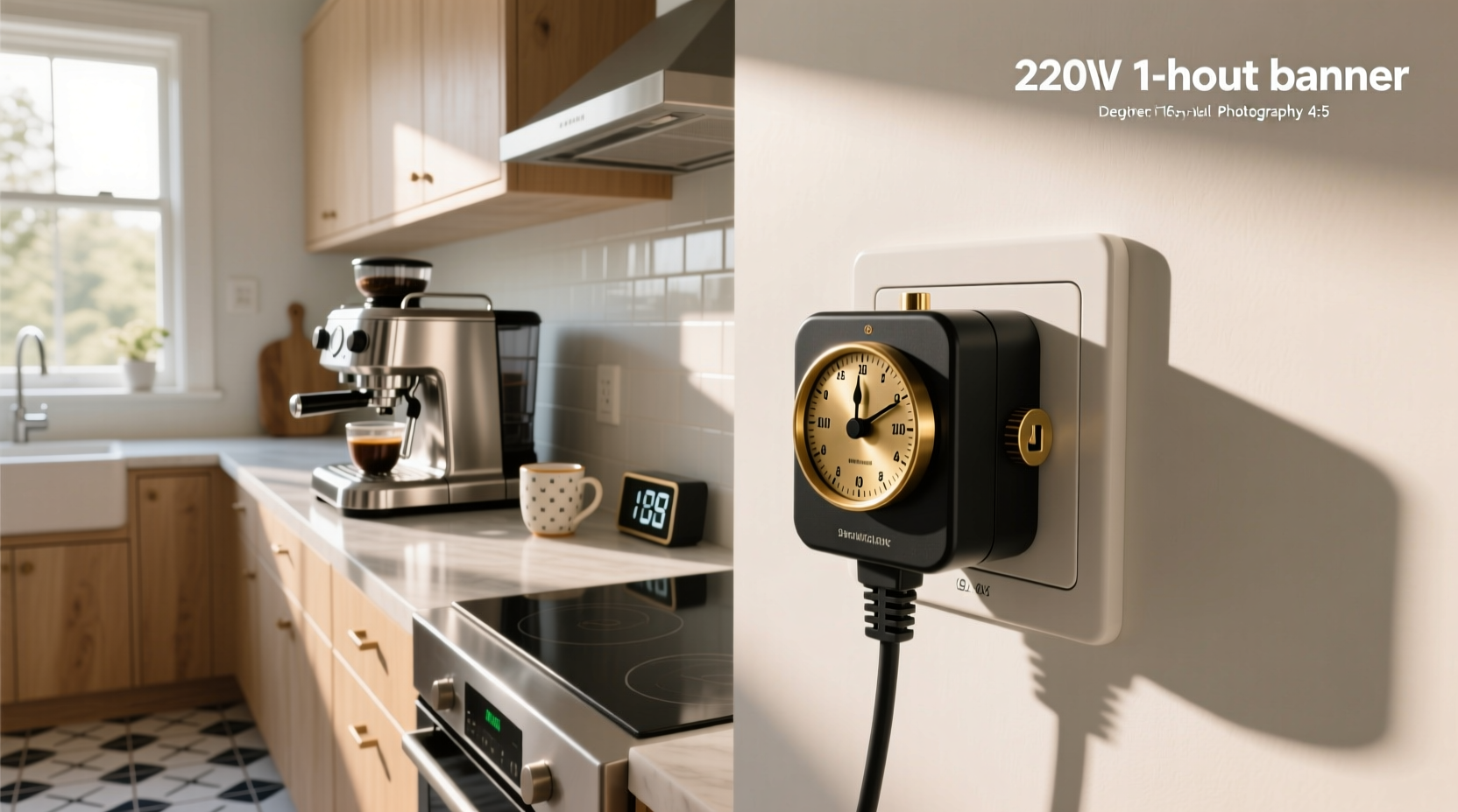1 hour mechanical timer plug guide (220v uk)