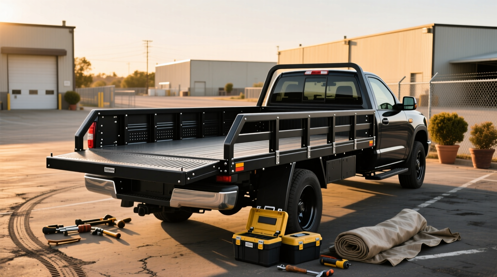 How to Choose Drop in Side Rails for Flatbed Truck Safely