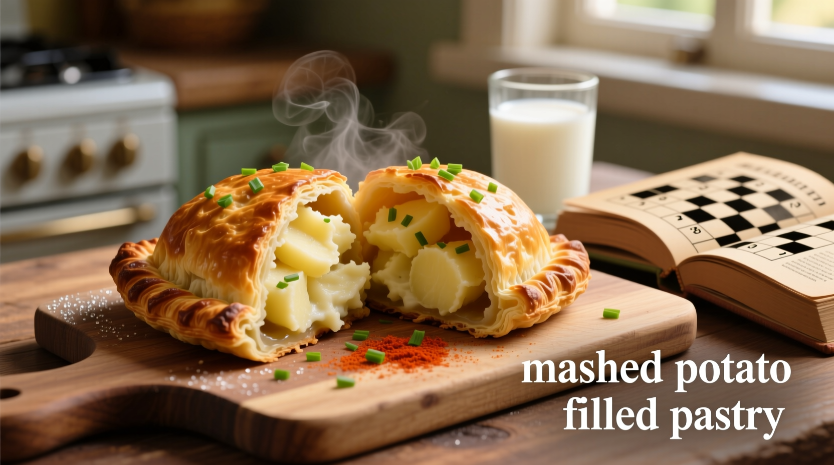 Mashed Potato Filled Pastry Crossword Answer: PASTY