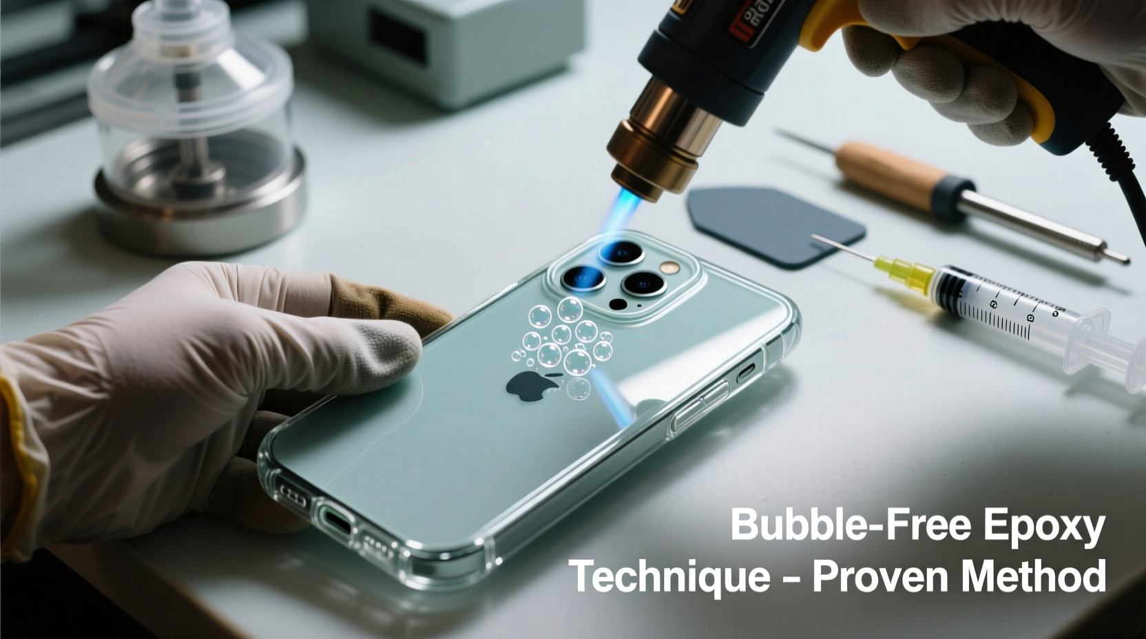 effective techniques to eliminate bubbles from epoxy phone cases for a smooth finish