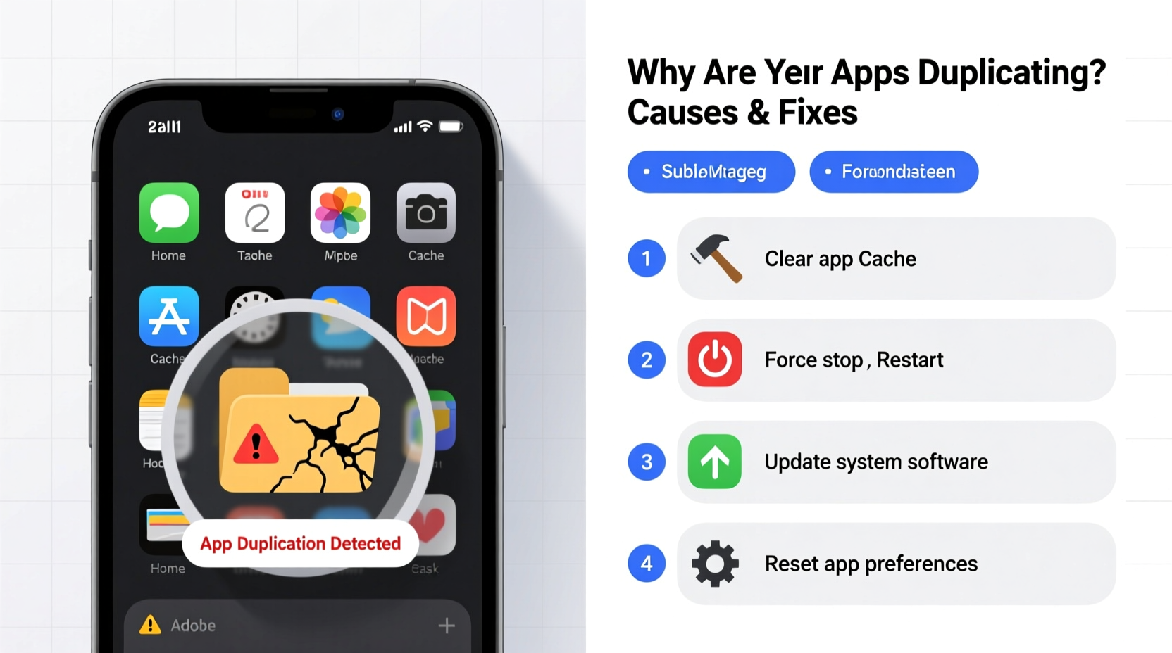 why are my apps duplicating causes and solutions