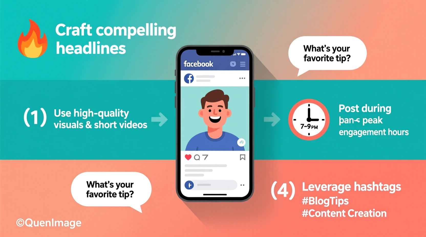 how to create and share engaging blog content on facebook for maximum reach