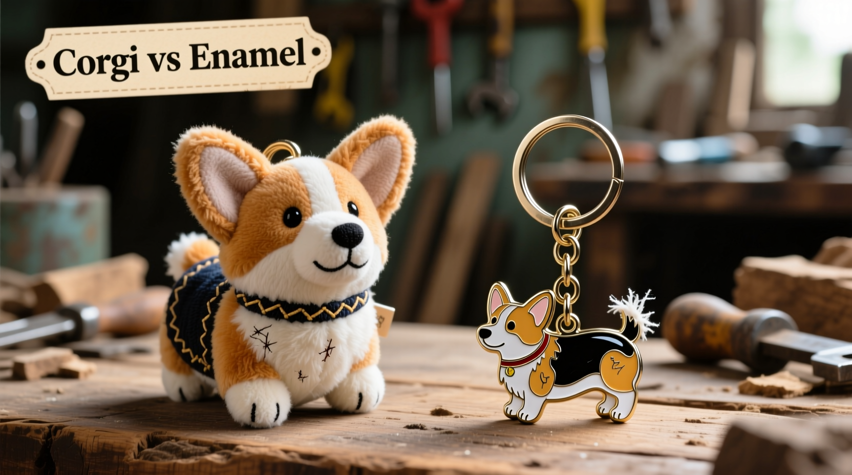 are corgi keychains actually more durable than enamel keychains