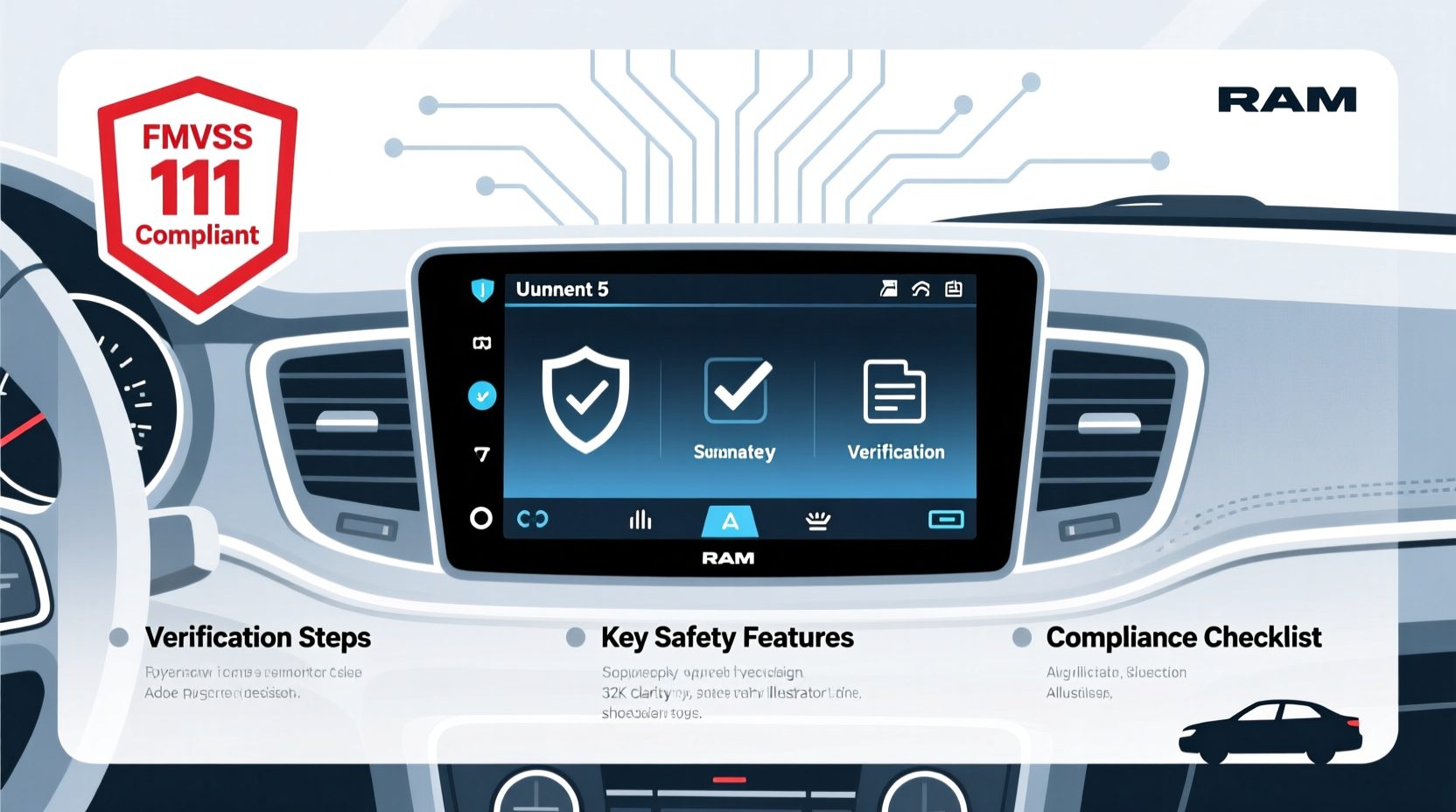ram uconnect 5 fmvss 111 compliance