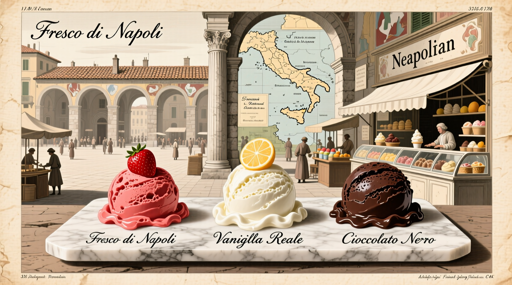 why is it called neapolitan ice cream origins history