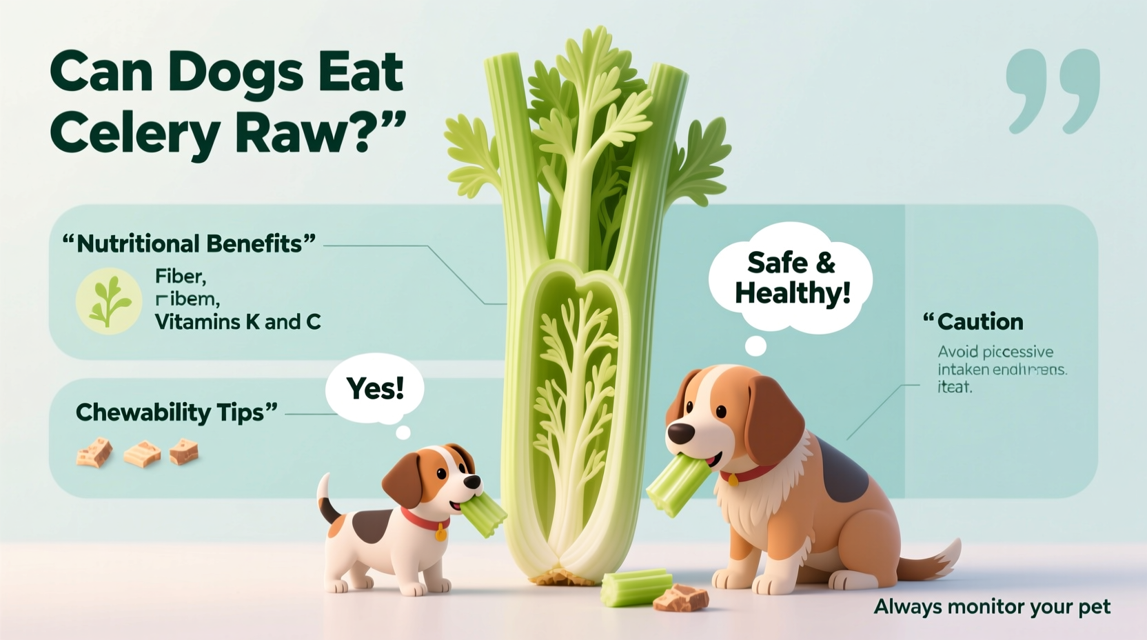 can dogs eat celery raw
