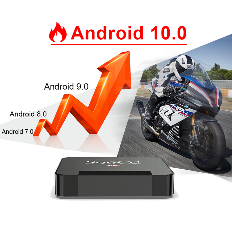 S96Q+ H616 Android 10 tv box Allwinner H6 4GB RAM 64GB ROM Set top box 6k smart tv box android 6k