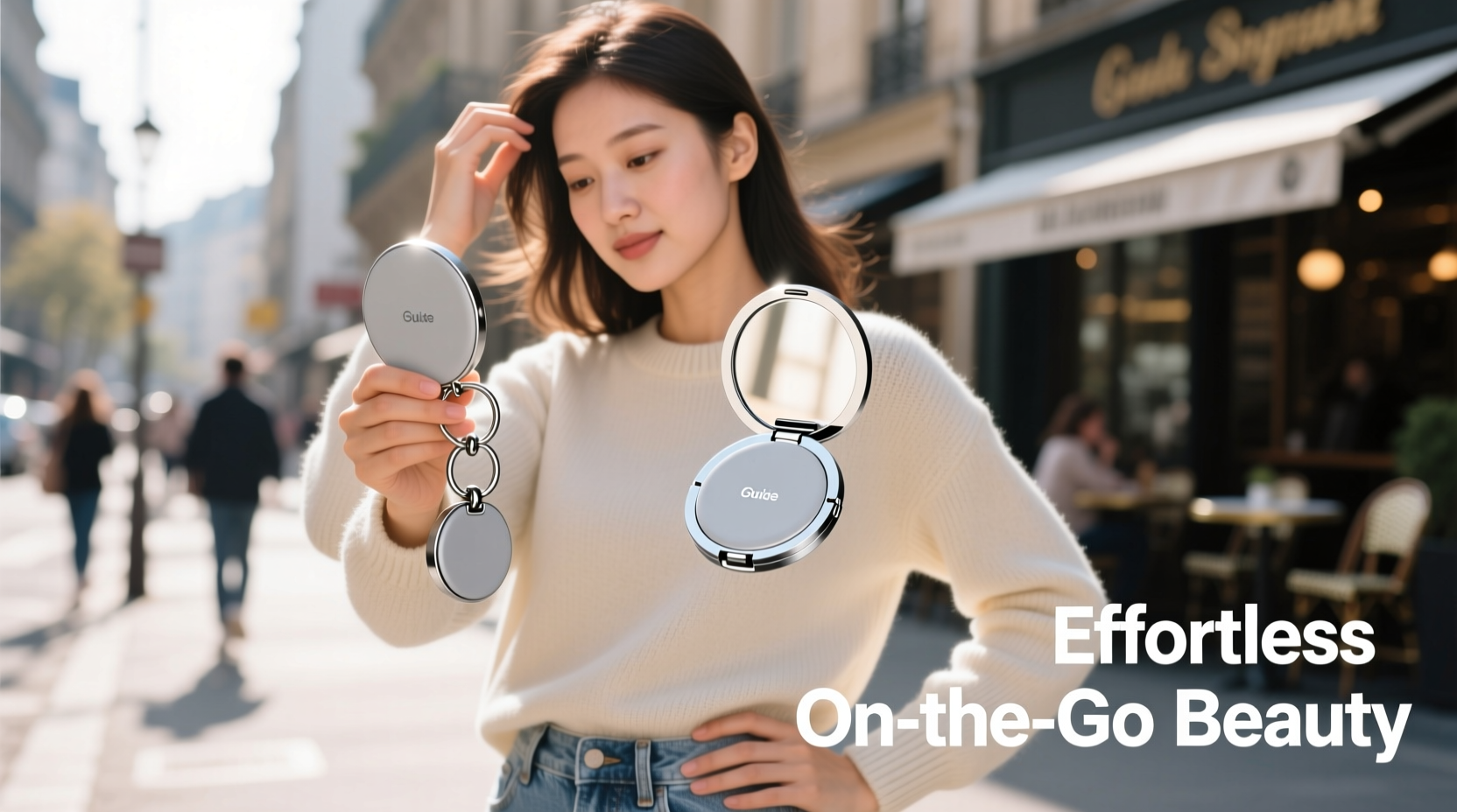 practical tips for using a compact mirror keychain effortlessly while on the go