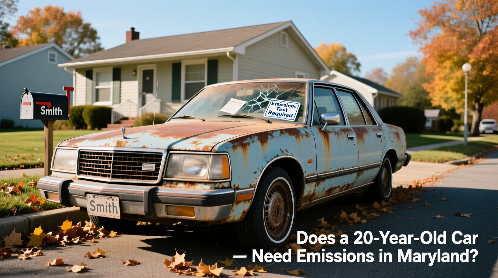 does a 20 year old car need emissions in md