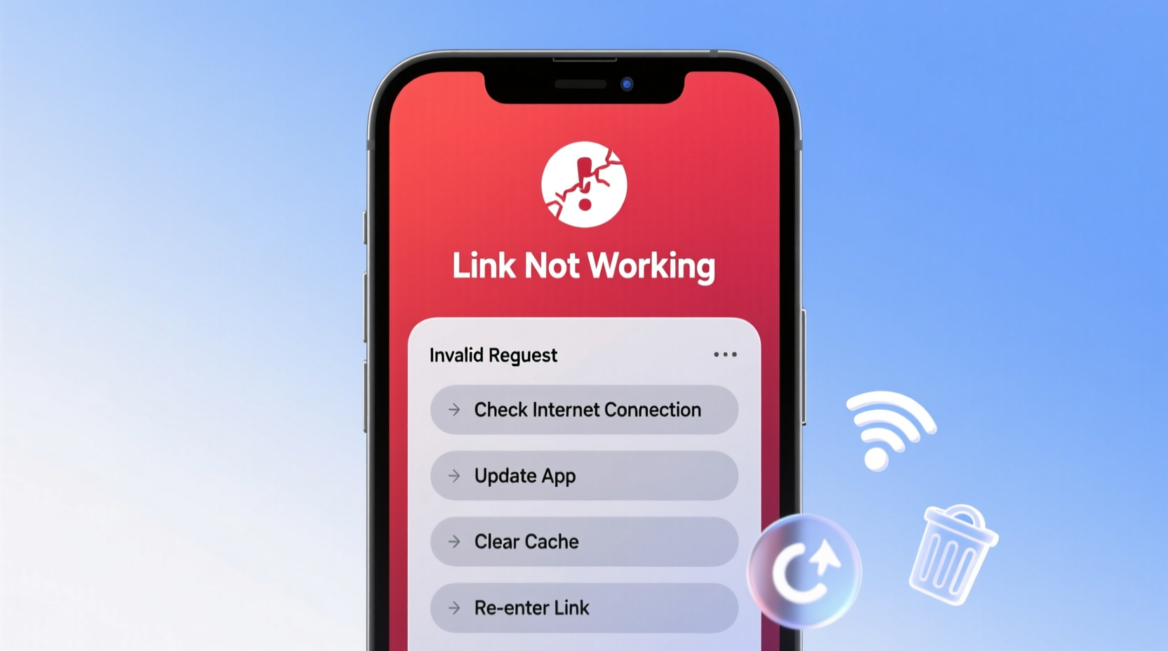 tiktok instagram link not working invalid request fixes