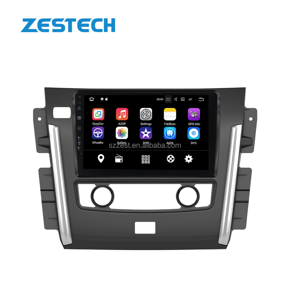 10.1" full touch screen 1din Android 10 Car+dvd+Player For Nissan Patrol  Car stereo GPS Navigation wifi BT SWC