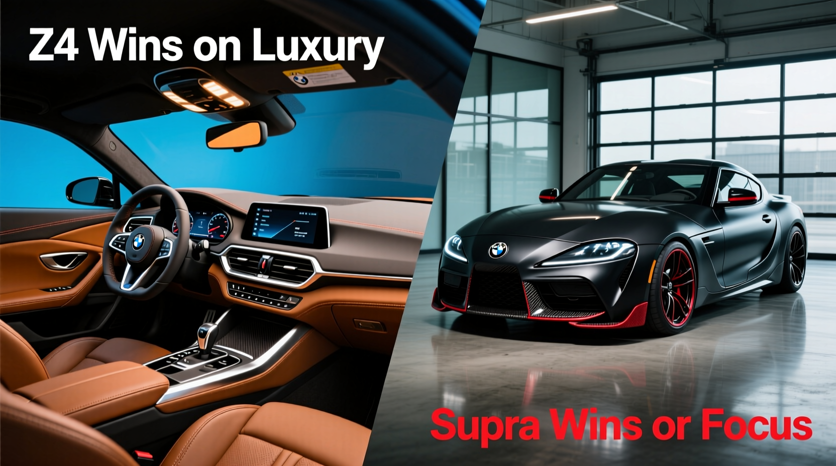 supra vs z4 interior comparison
