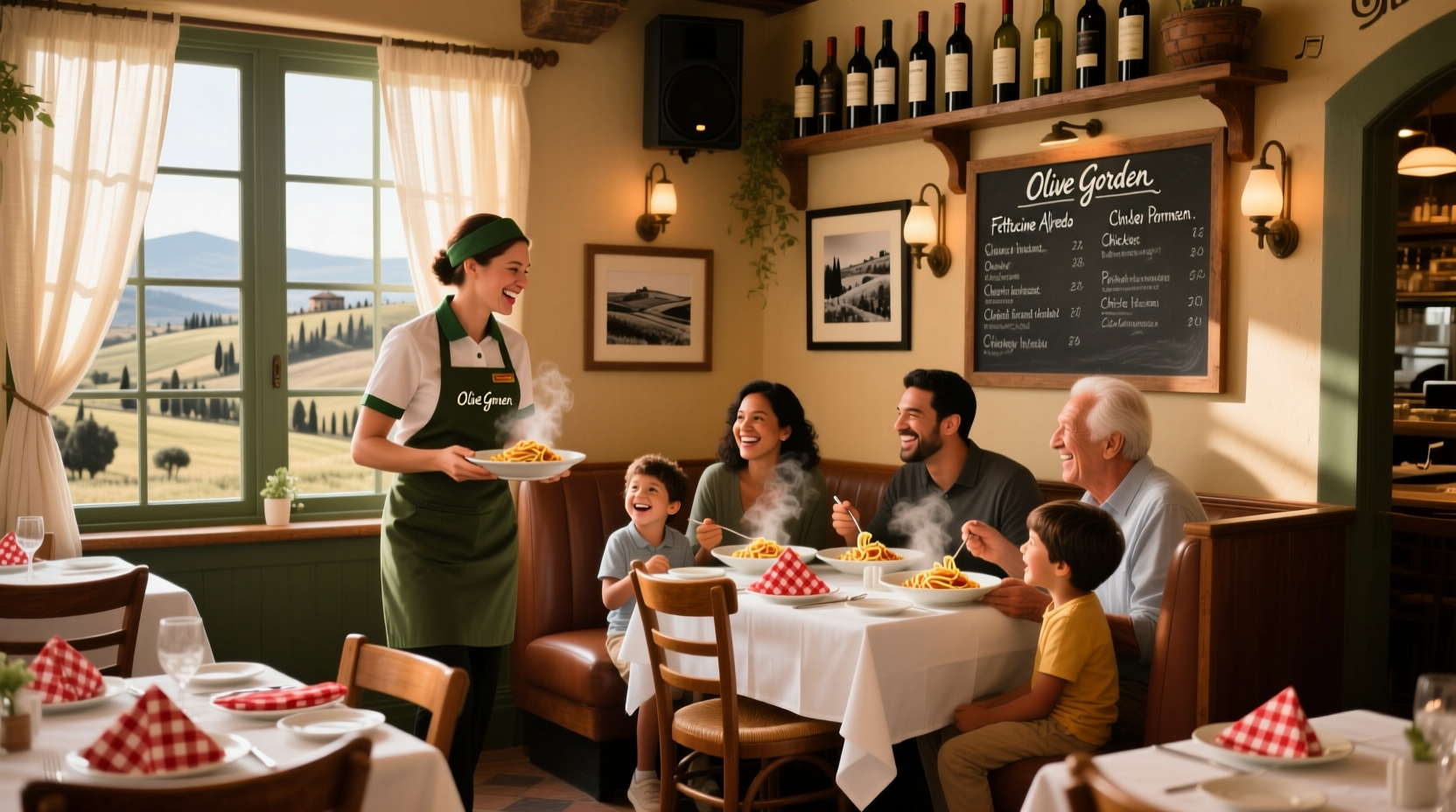 is olive garden open on sundays