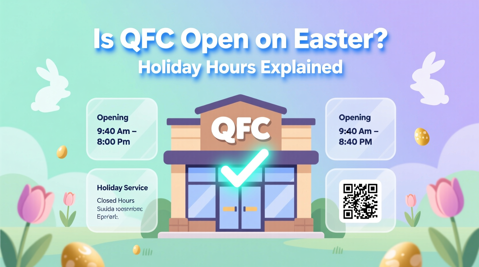 is qfc open on easter