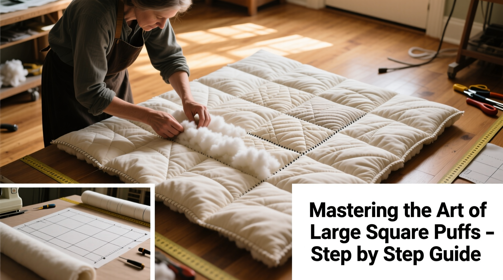 mastering the art of large square puffs a step by step guide for perfect puffy quilts