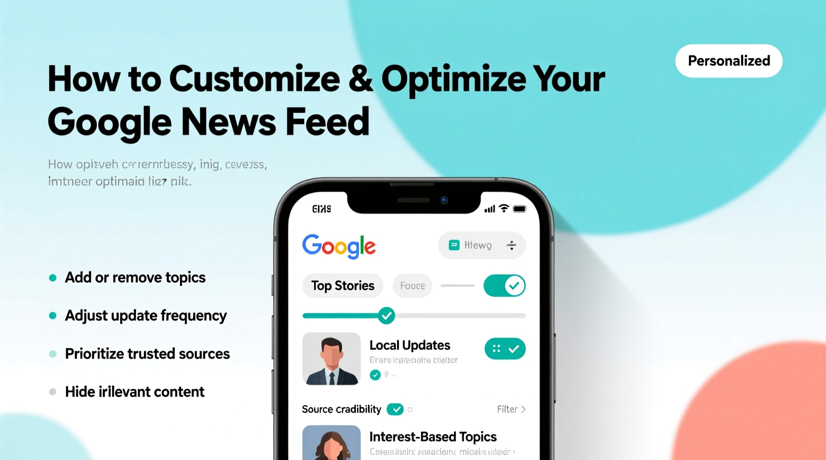 how to customize and optimize your google news feed for personalized updates