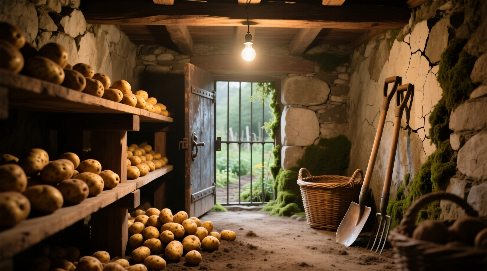 Optimal Potato Cellar Design for Long-Term Storage