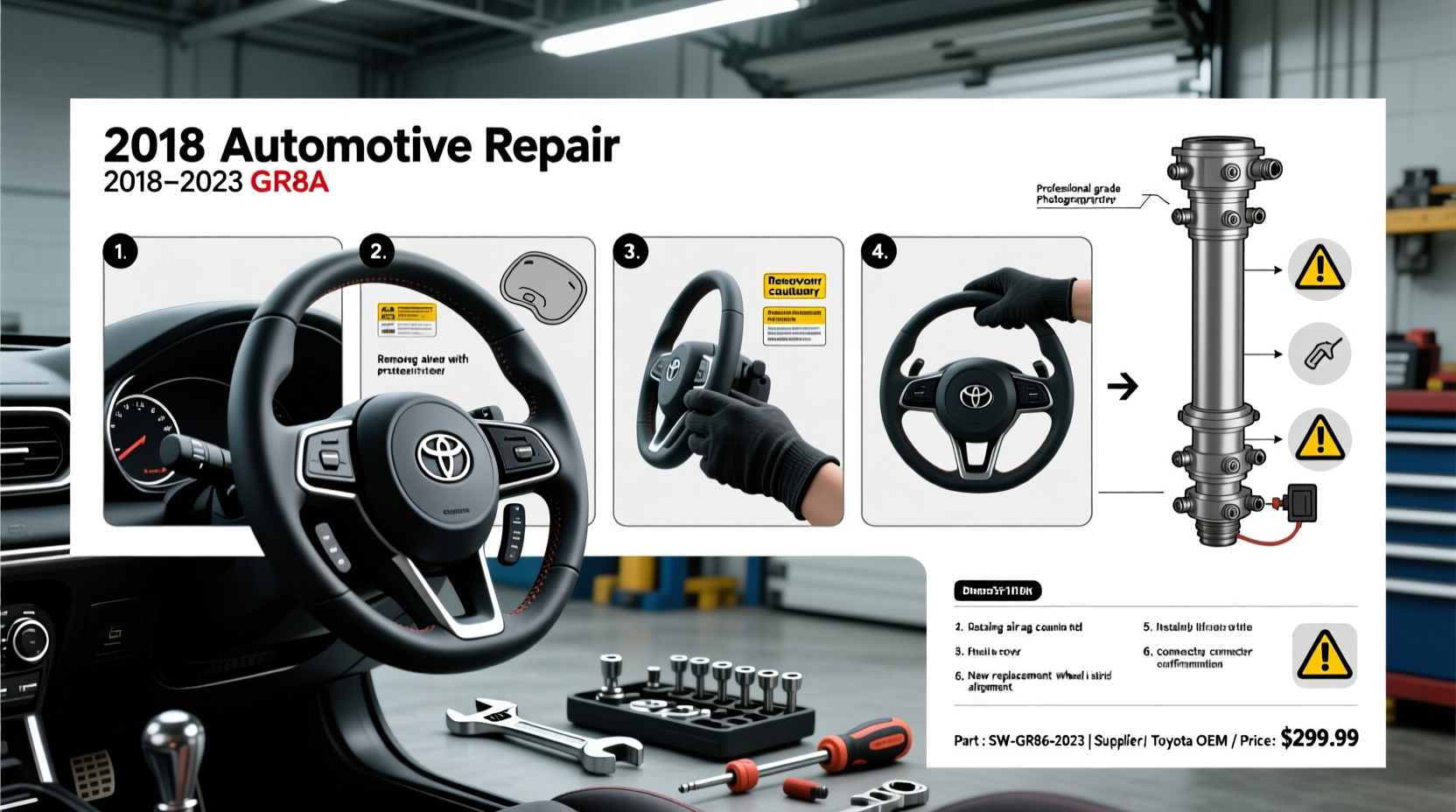 gr86 steering wheel replacement guide
