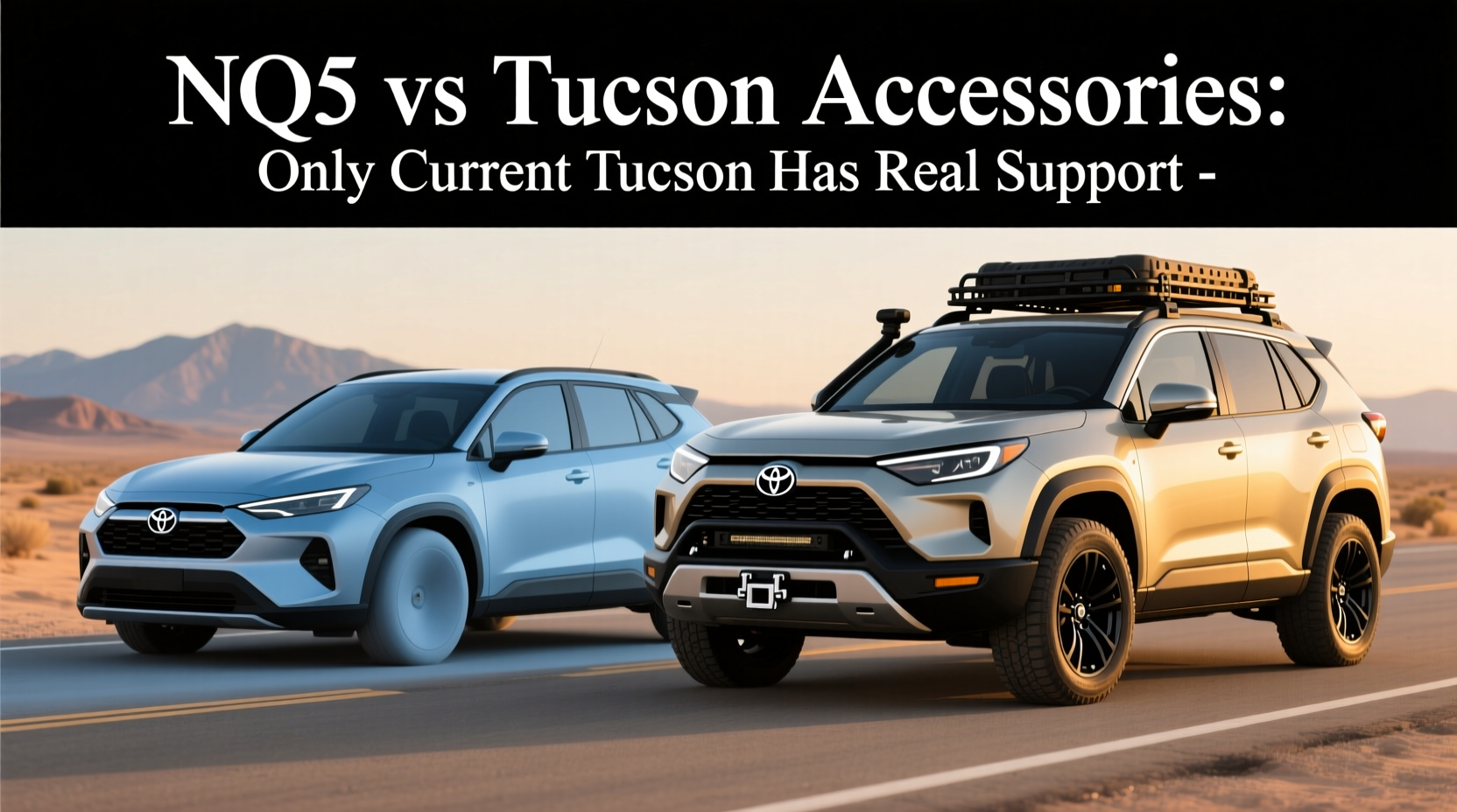NQ5 vs Tucson Accessories: Only Current Tucson Has Real Support