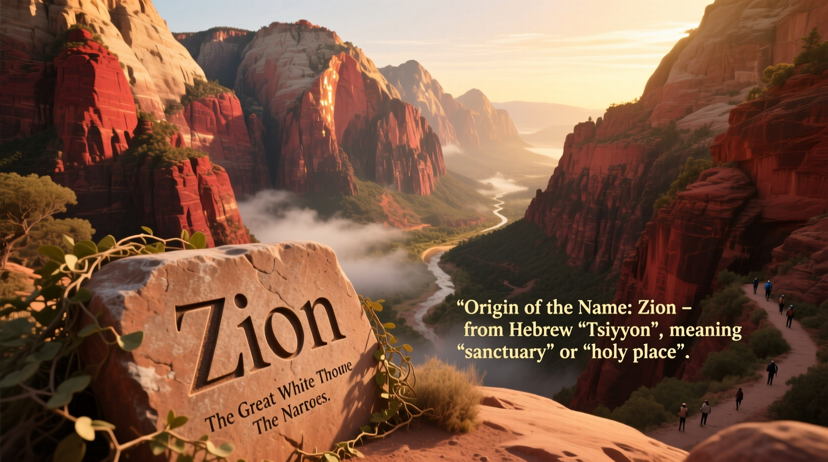 why is zion national park called zion unveiling the names origin