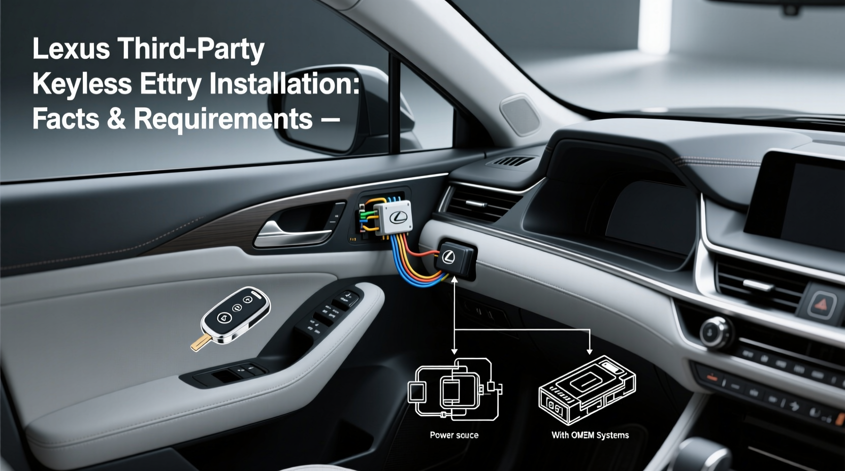 lexus third party keyless install