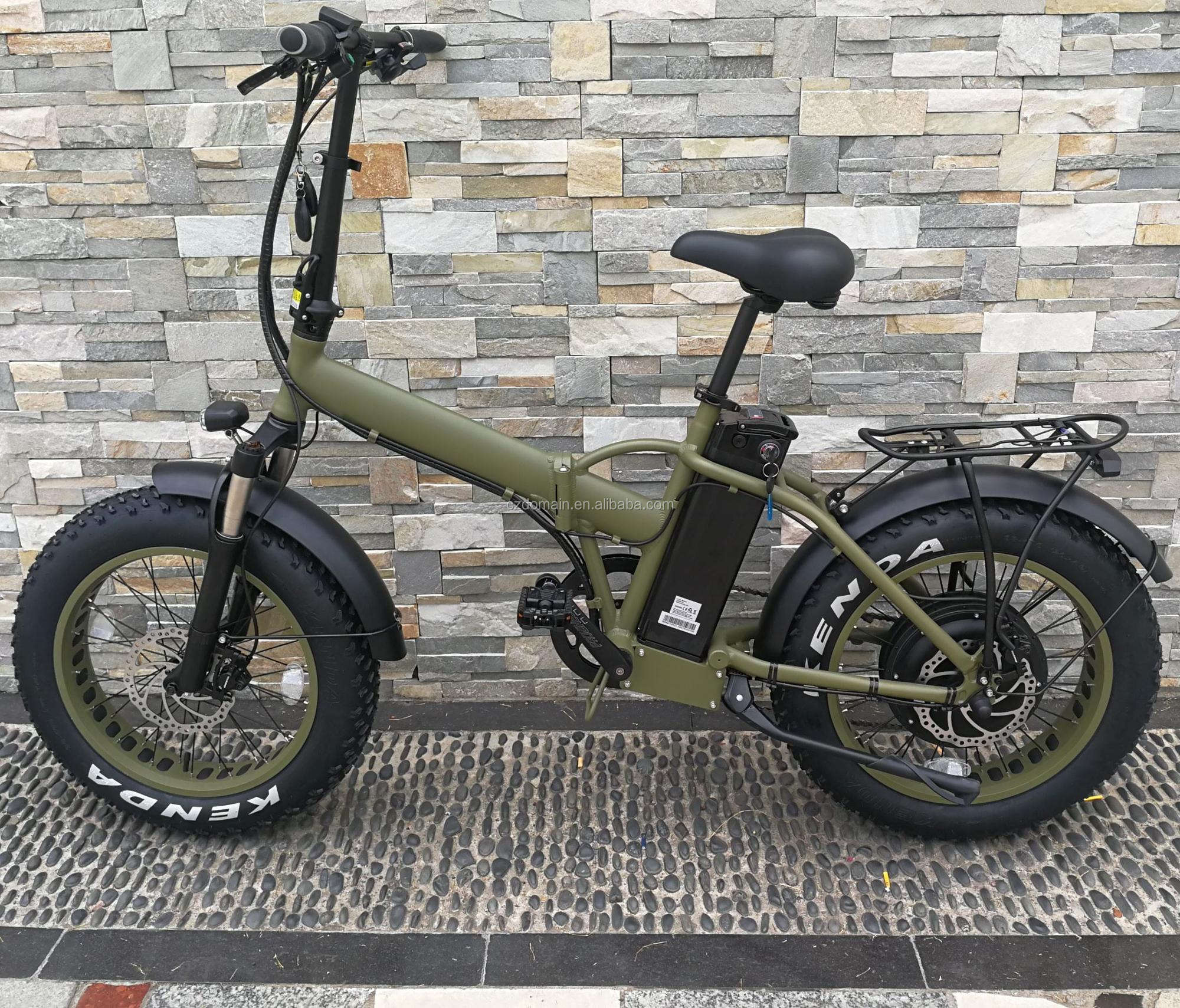 1000 Fat Tire Electric Bike E Bike Small Electric Bike 48v1000