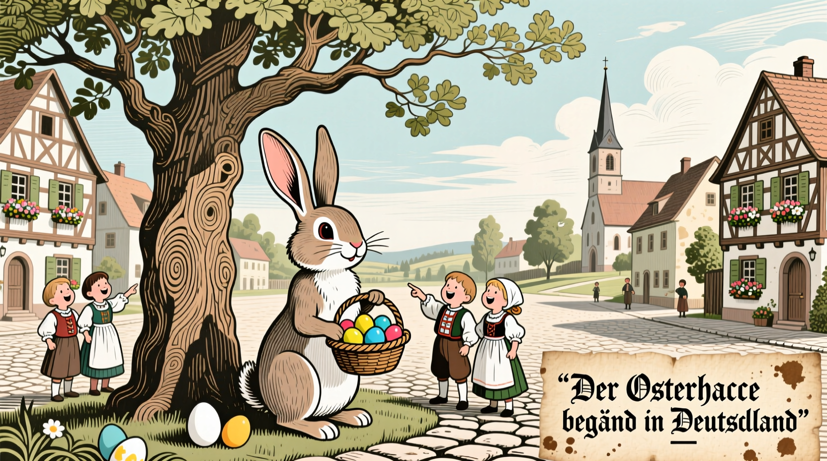 which country started the easter bunny