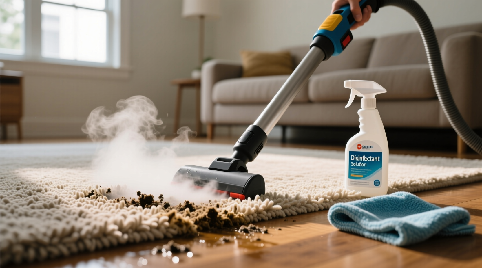 how to disinfect a carpet