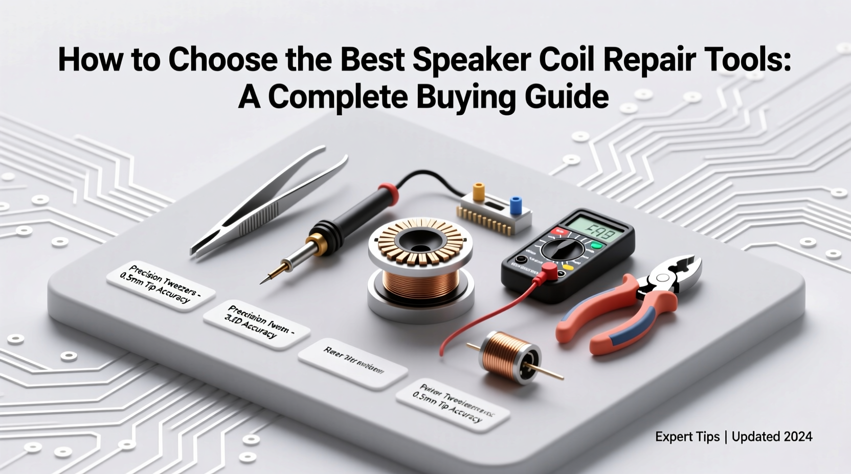 speaker coil repair tools