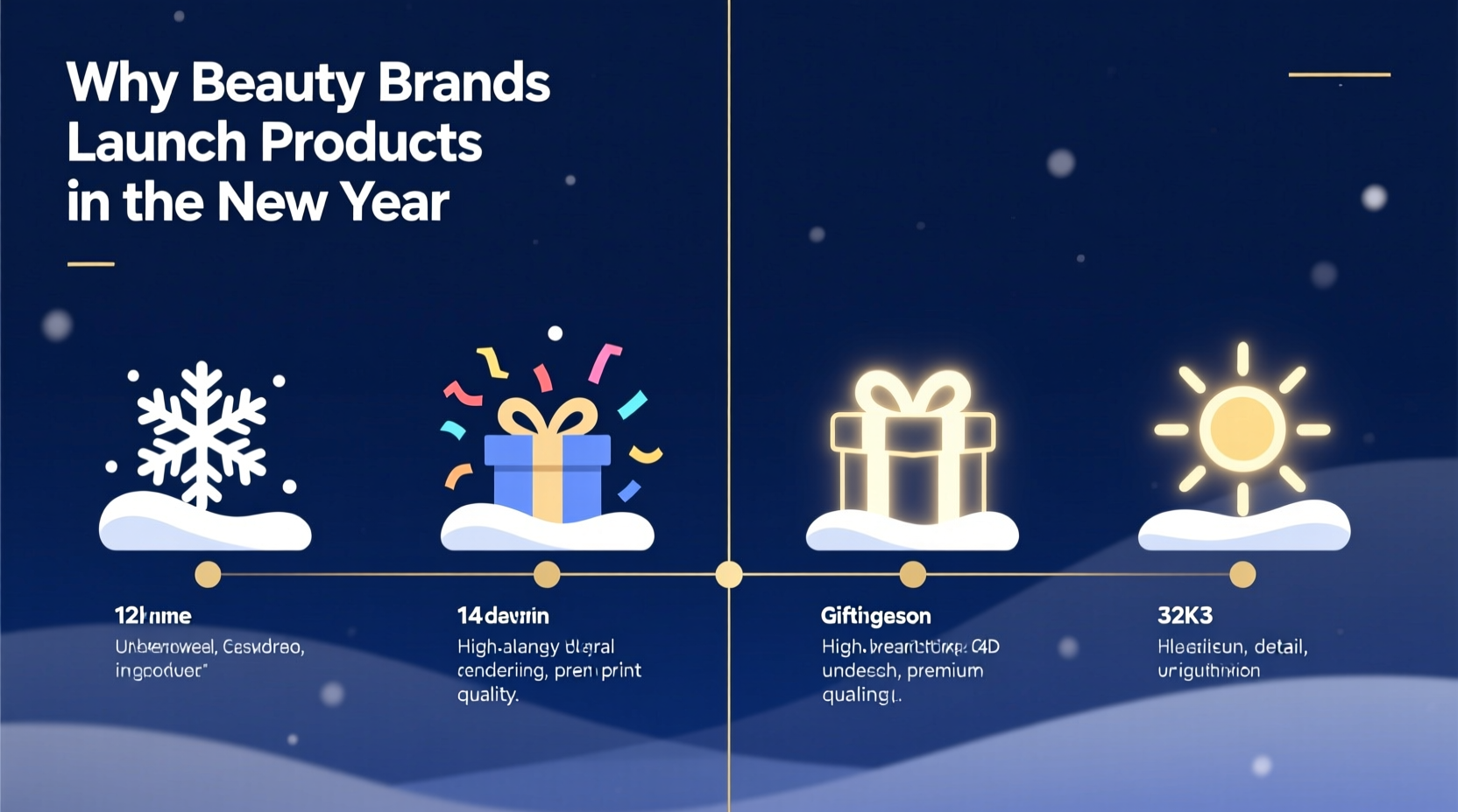 why do beauty brands launch proudcts in the new year