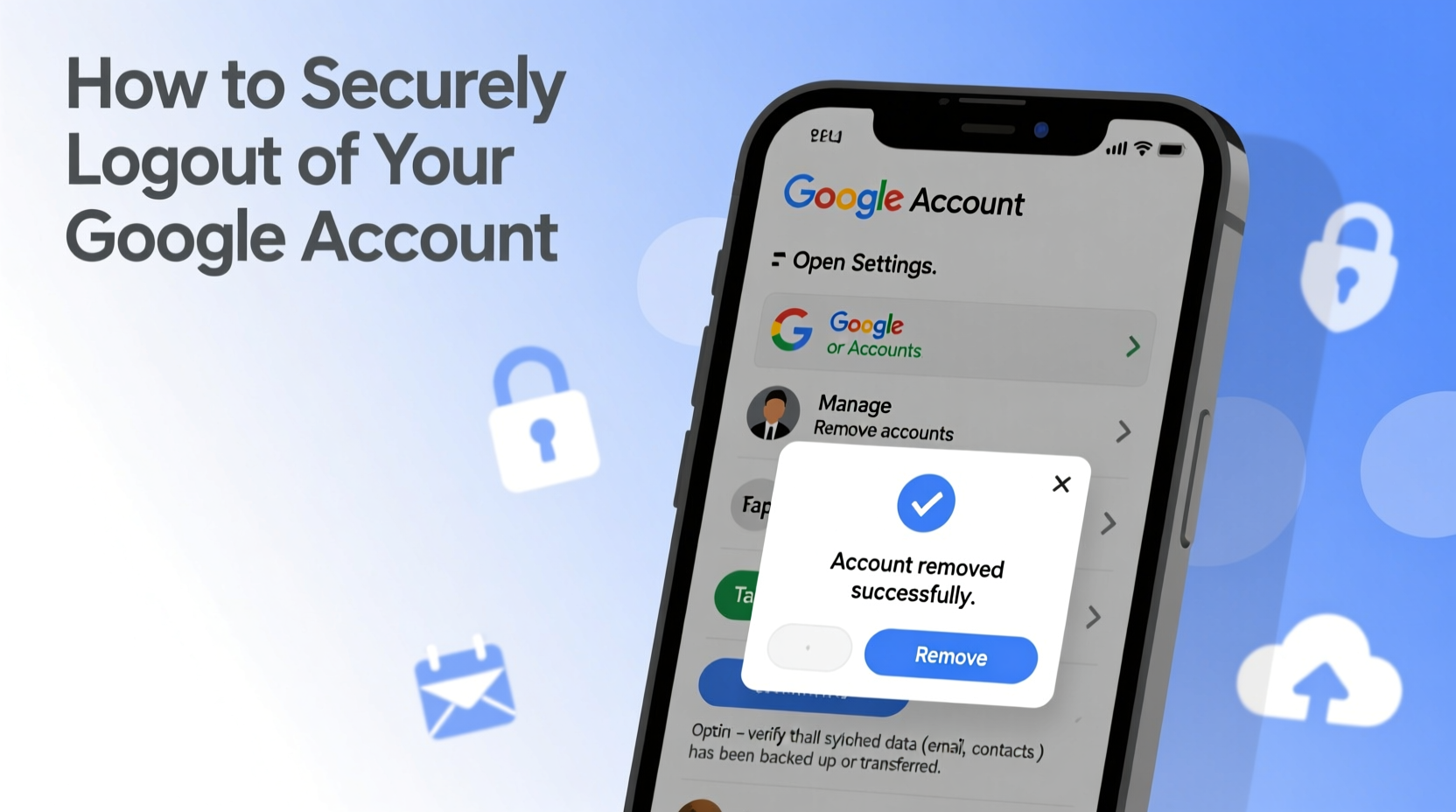 how to securely log out of your google account on any phone step by step guide