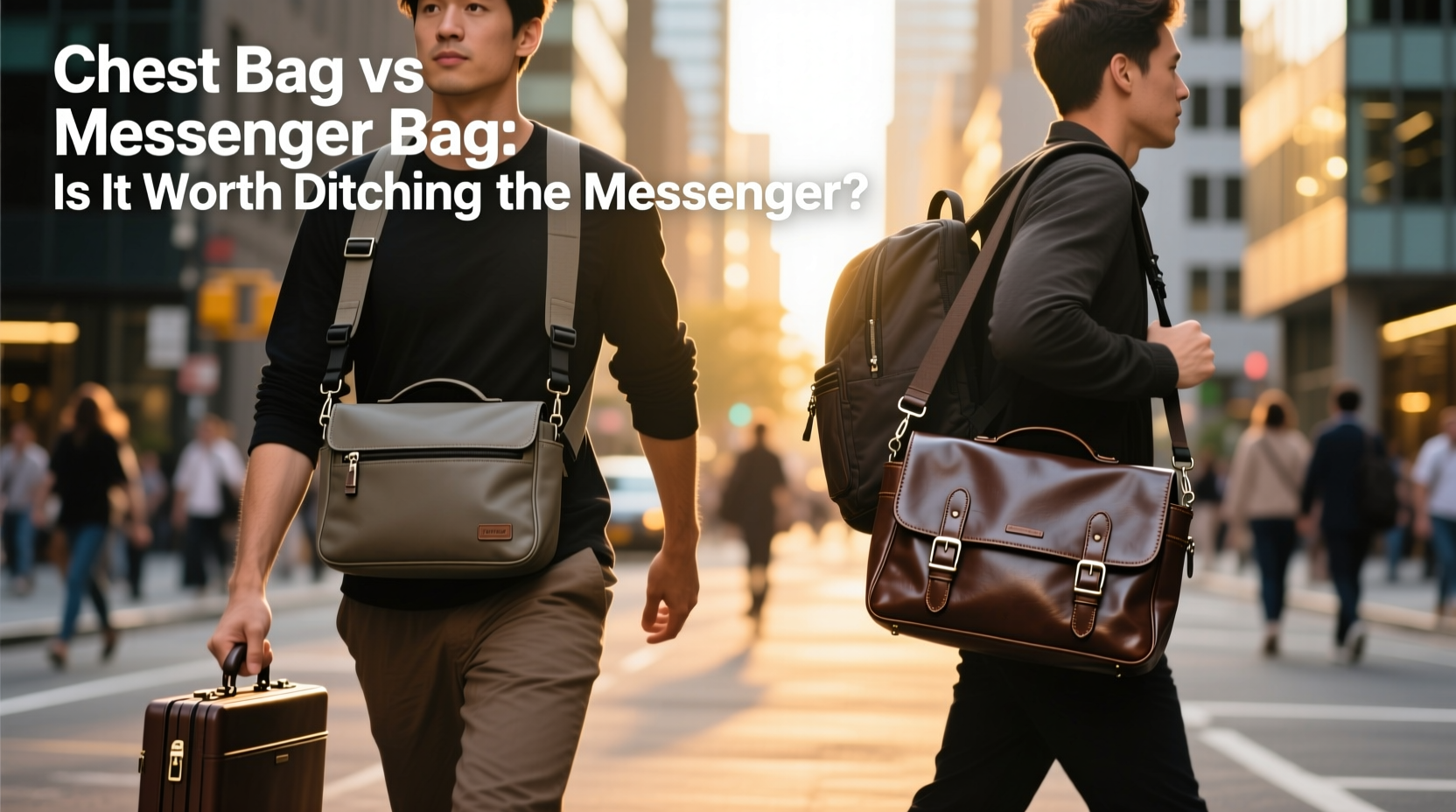 chest bag vs messenger bag for commuting is it worth ditching the messenger