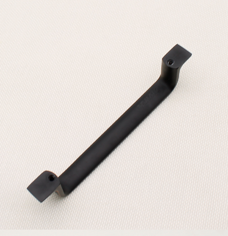 Nordic Decorative Cabinet Wardrobe Door Drawer Handle, Zinc Alloy U-Shape Matte Black Modern Furniture Small Handle & Knobs //