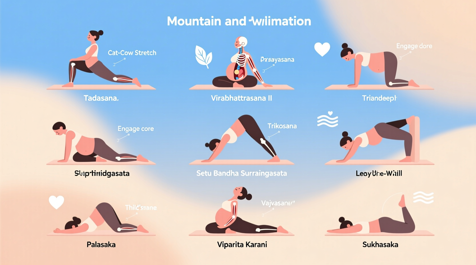 10 best prenatal yoga poses for strength and relaxation during pregnancy