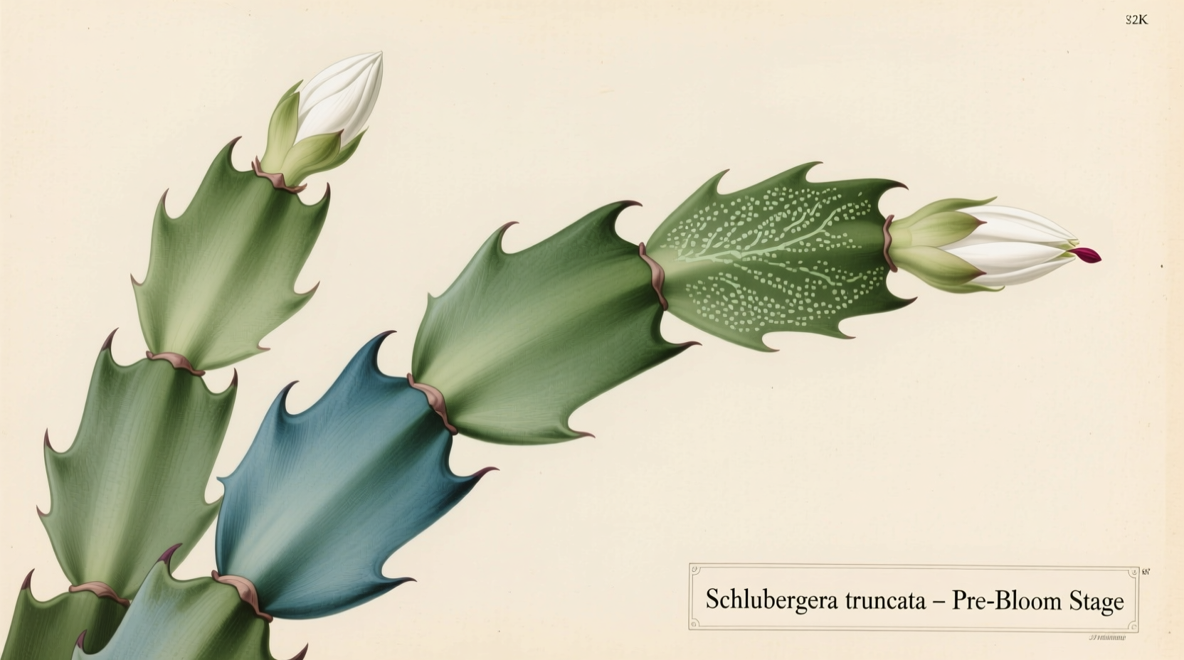 What Does a Christmas Cactus Look Like Before Blooms?