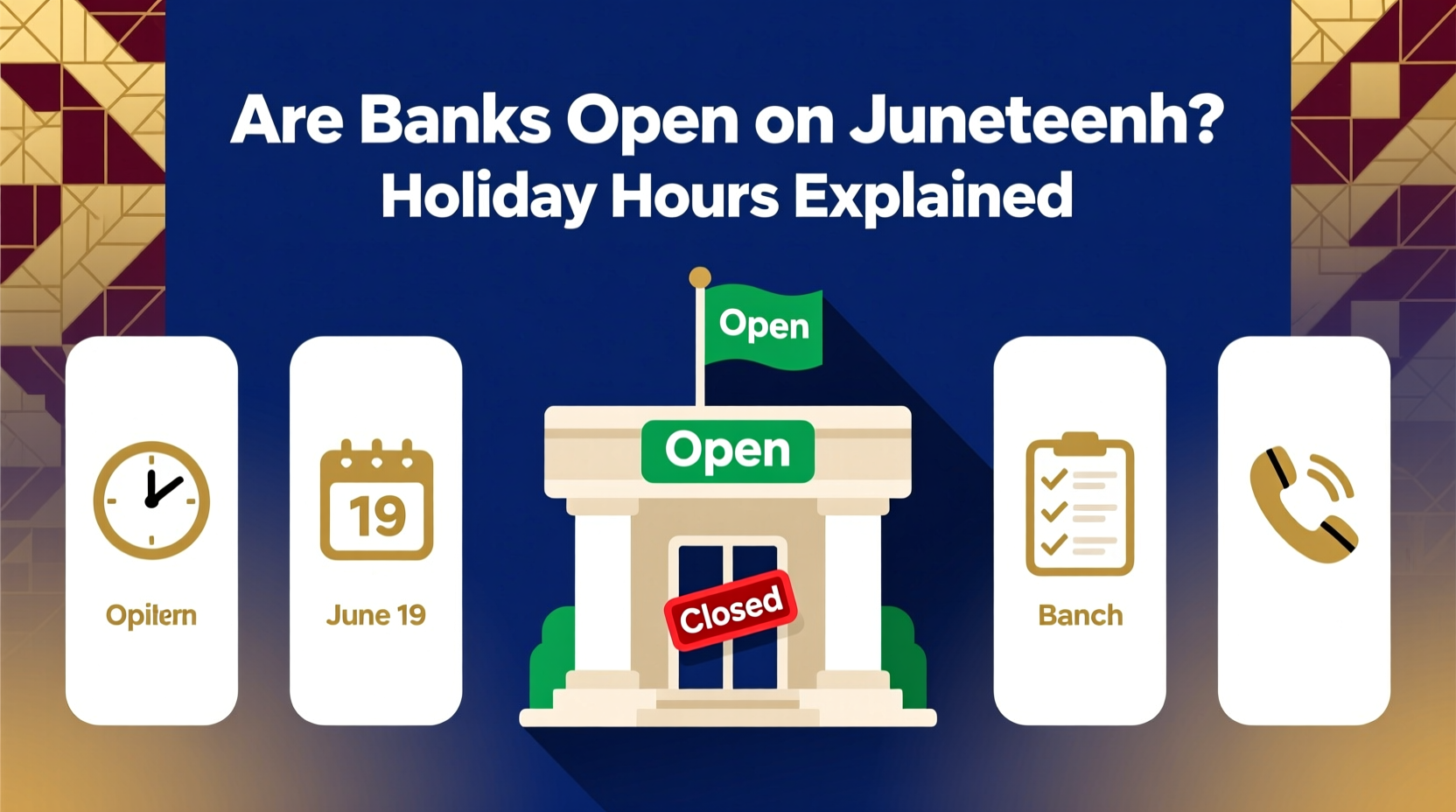 is the banks open on juneteenth