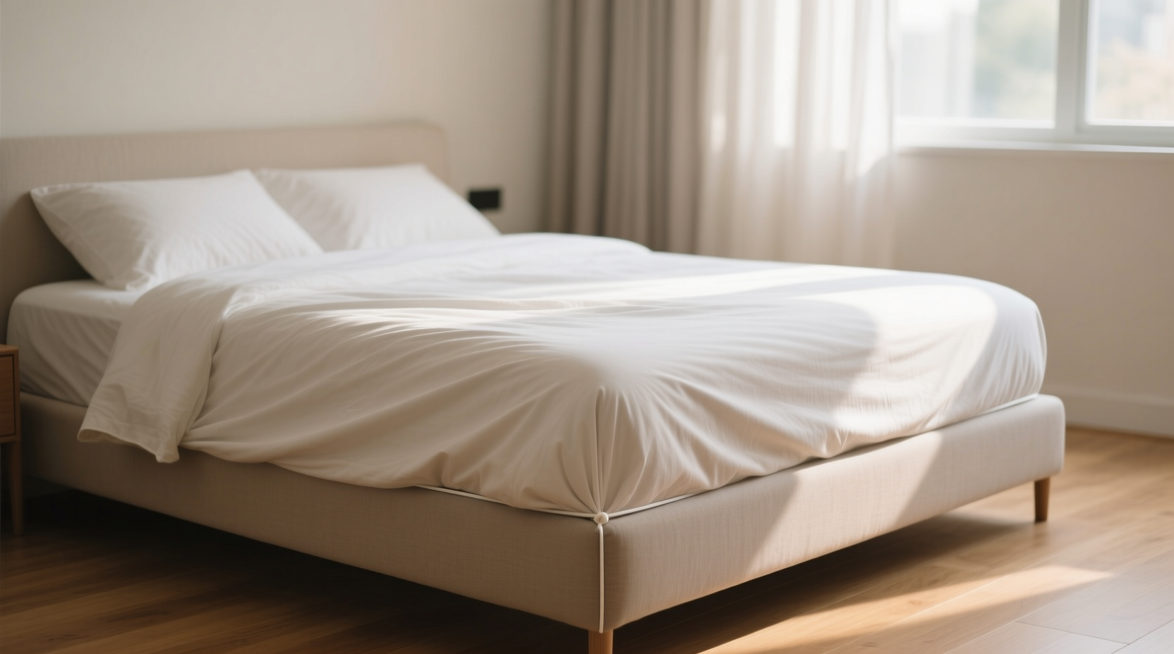 keep your top sheet firmly in place on your bed with a