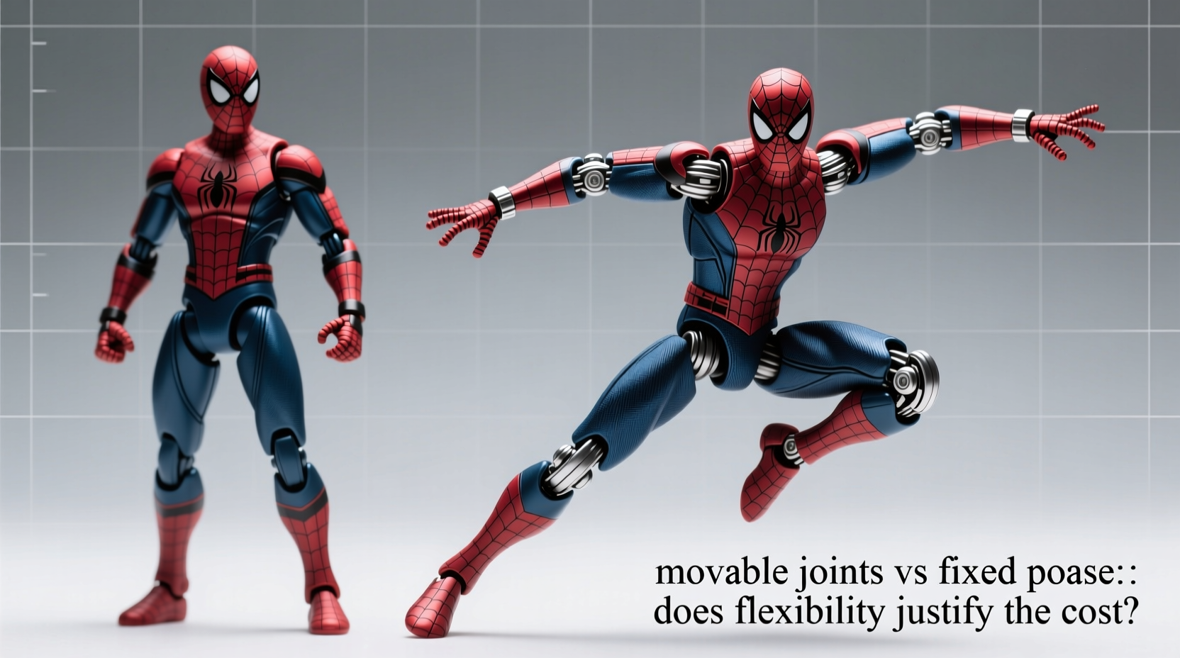 zd toys spider man are the movable joints really worth it over the fixed pose figures