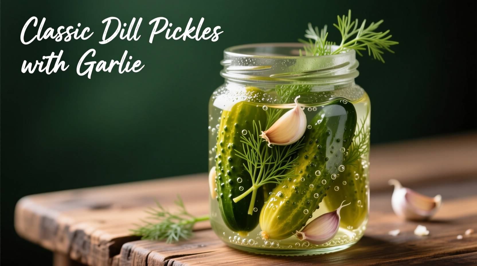recipe for dill pickles with garlic