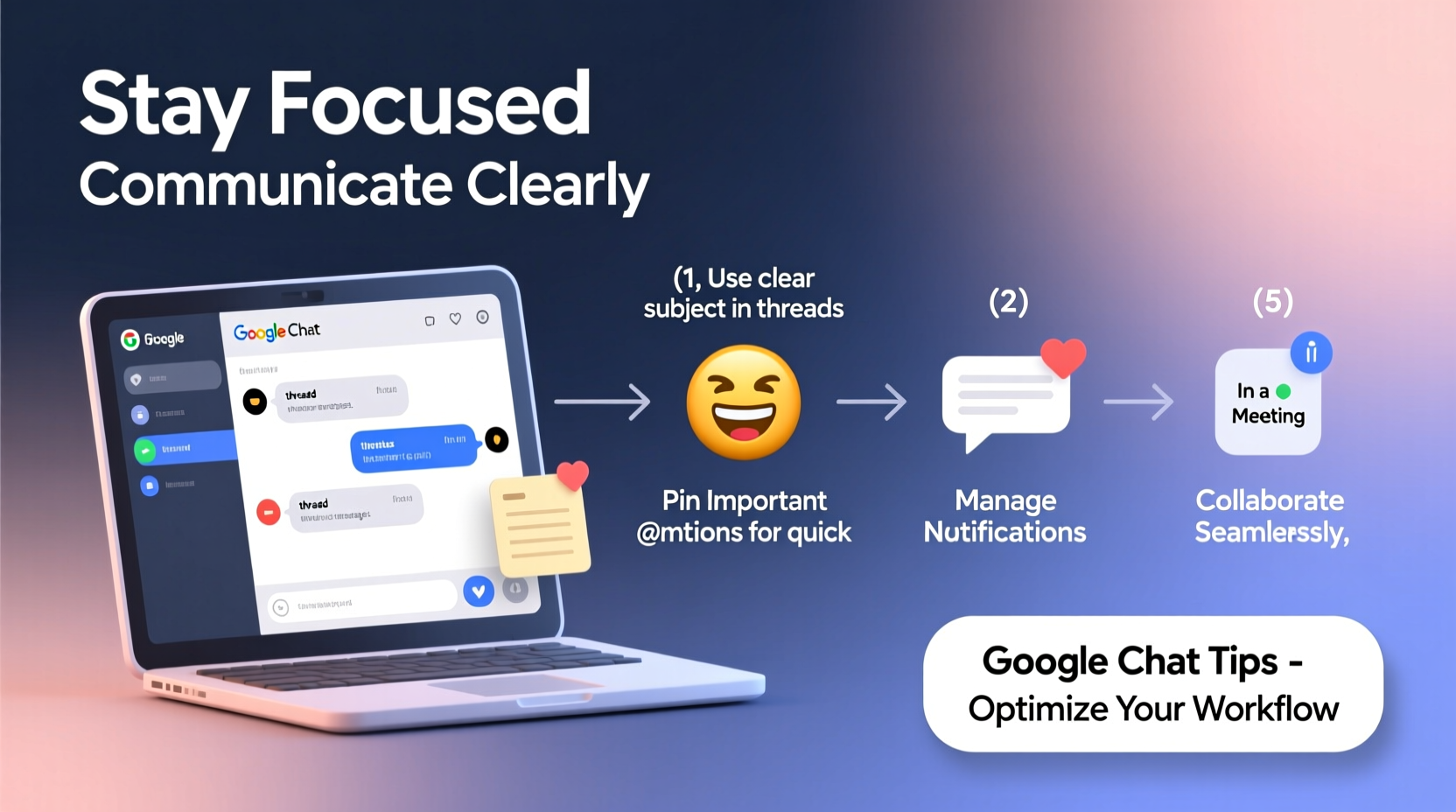 how to effectively use google chat for smooth and productive conversations